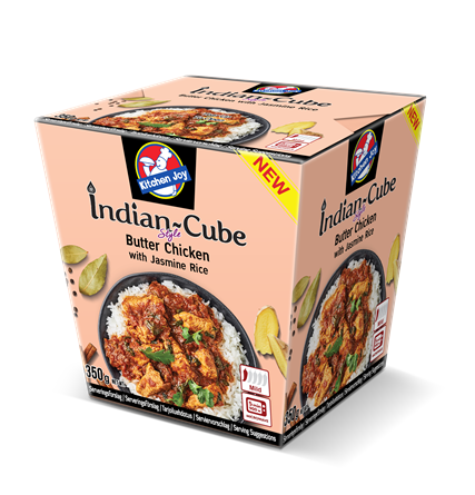 3D Indian Cube Butter Chicken Til KJ Hjemmestide
