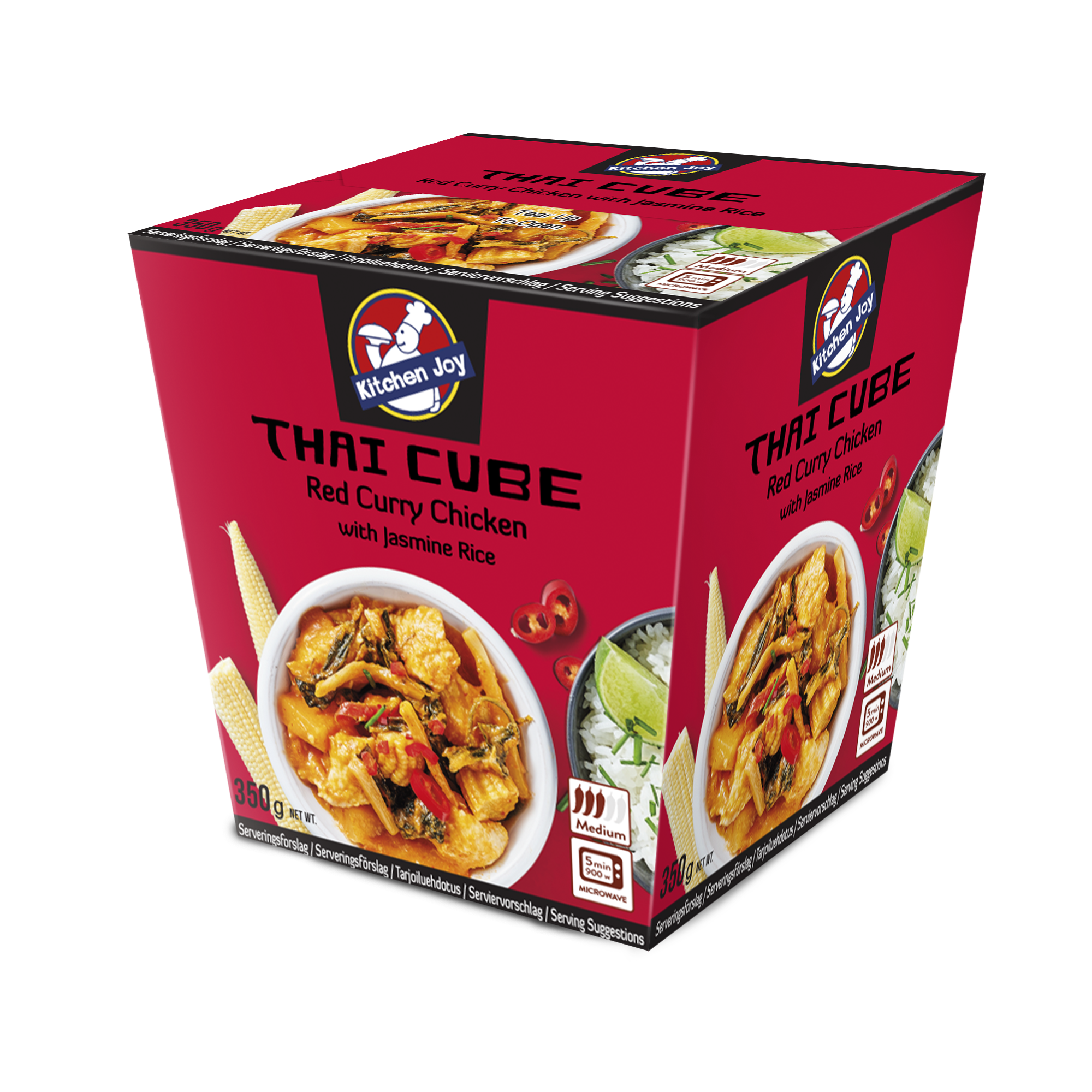 New Mock Red Curry Chicken With Jasmine Rice 18%