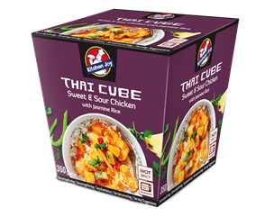 New Mock Sweet&Sour Chicken With Jasmine Rice (2)
